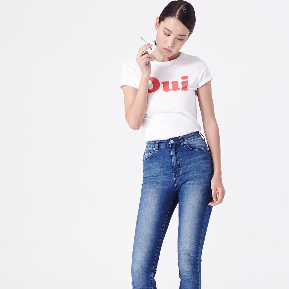L’ecole desFemmes Fitted Tee (S)